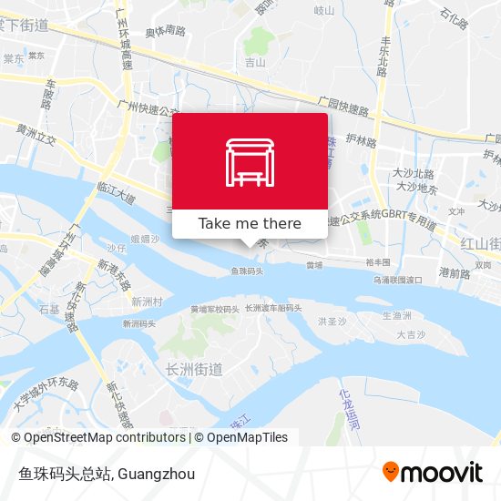 鱼珠码头总站 map