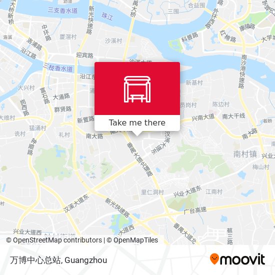 万博中心总站 map