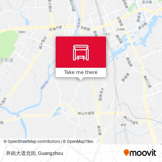 井岗大道北街 map
