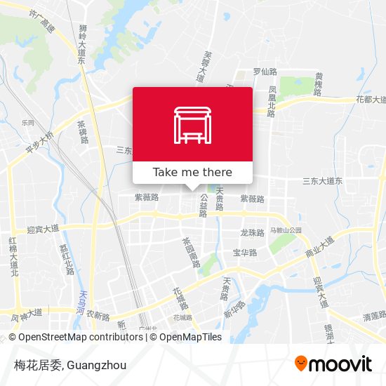 梅花居委 map