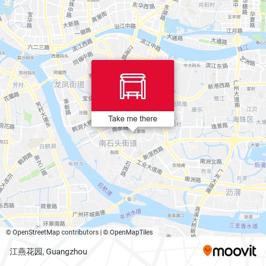 江燕花园 map