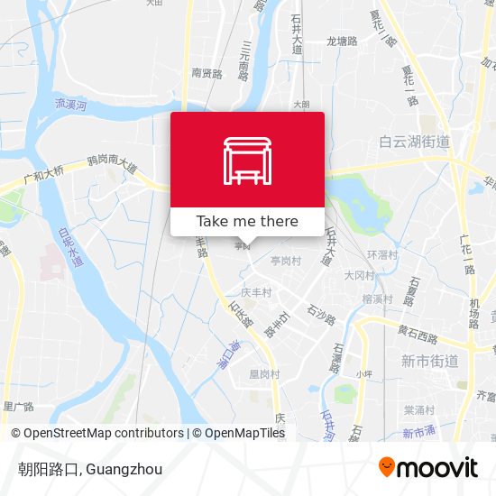 朝阳路口 map