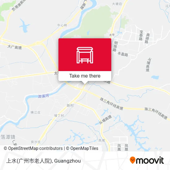 上水(广州市老人院) map