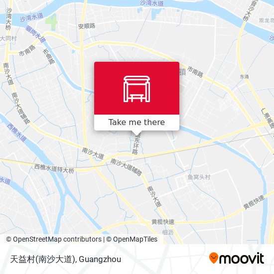 天益村(南沙大道) map