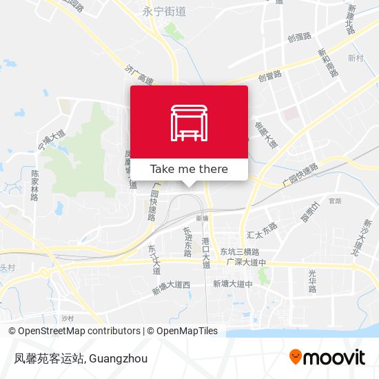 凤馨苑客运站 map