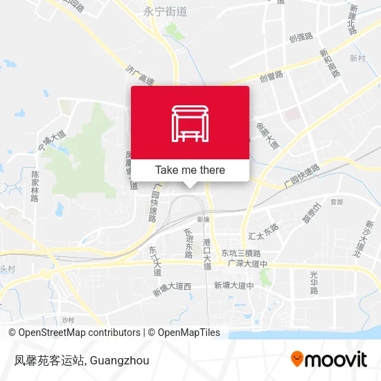 凤馨苑客运站 map
