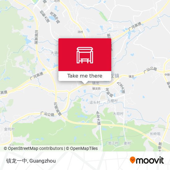 镇龙一中 map