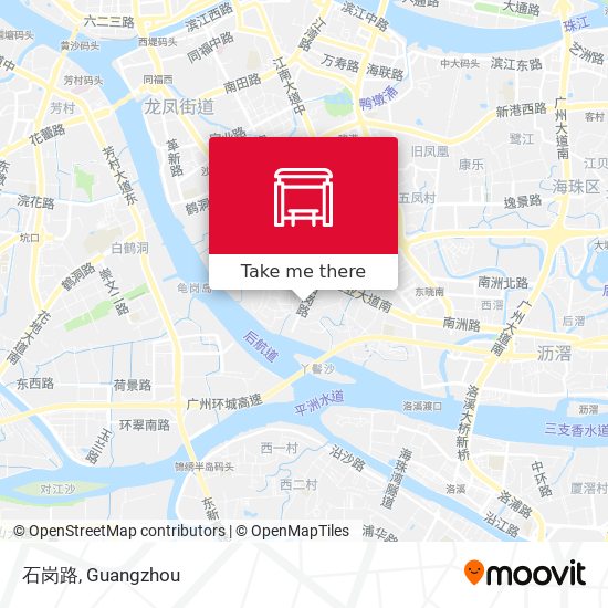 石岗路 map