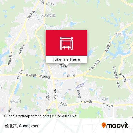 渔北路 map