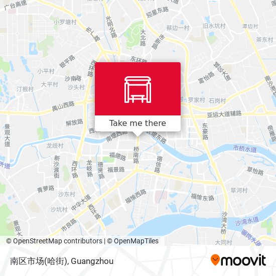 南区市场(哈街) map