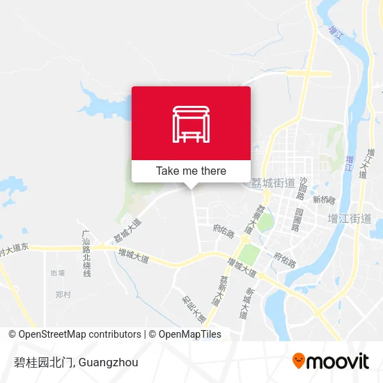 碧桂园北门 map