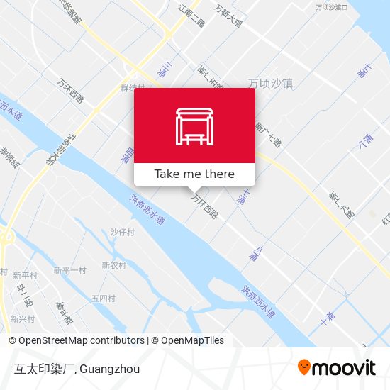 互太印染厂 map