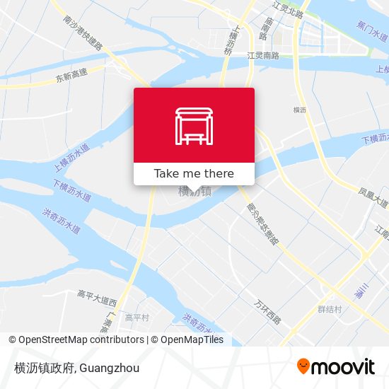 横沥镇政府 map