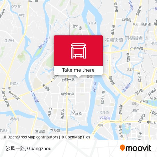 沙凤一路 map