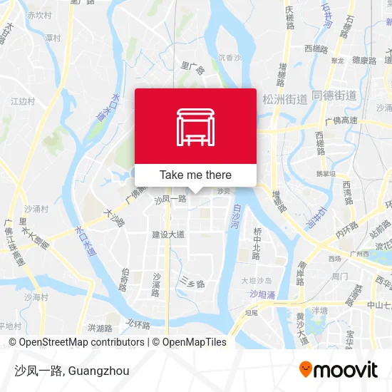沙凤一路 map