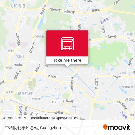 中科院化学所总站 map
