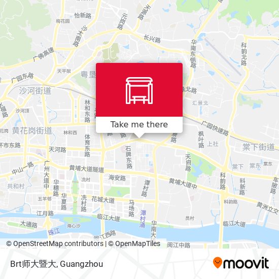 Brt师大暨大 map
