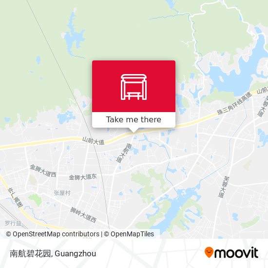 南航碧花园 map