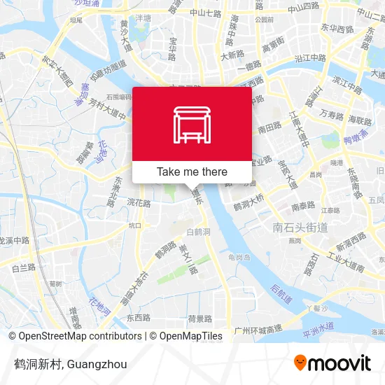 鹤洞新村 map