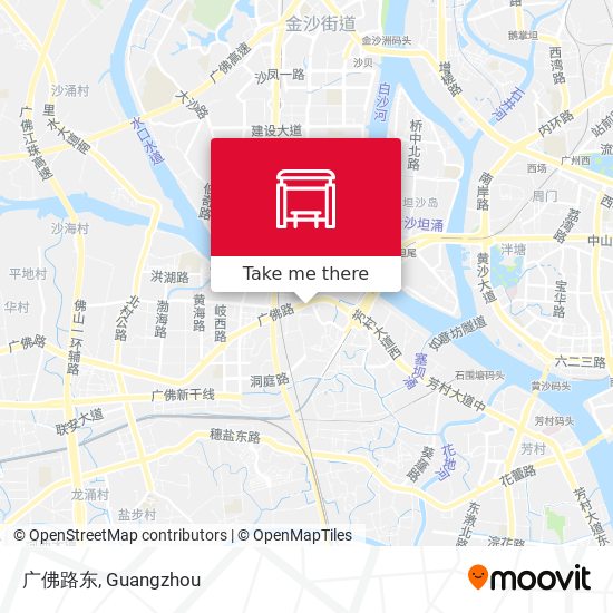 广佛路东 map