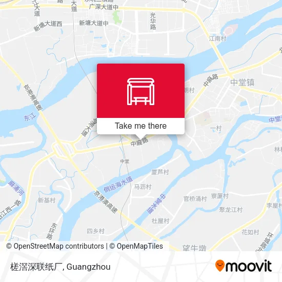 槎滘深联纸厂 map