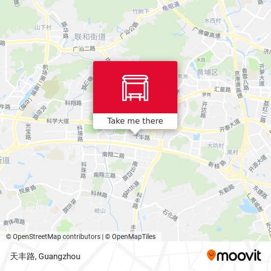 天丰路 map