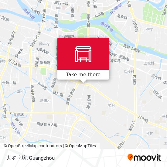 大罗牌坊 map