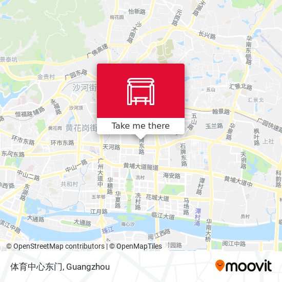 体育中心东门 map