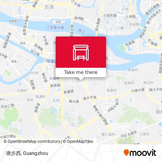 塘步西 map