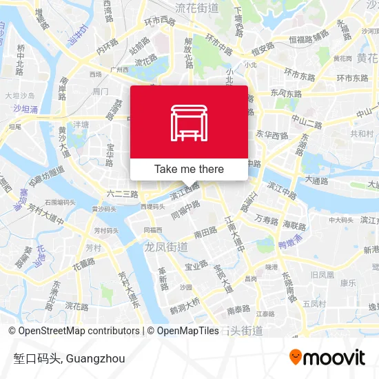 堑口码头 map