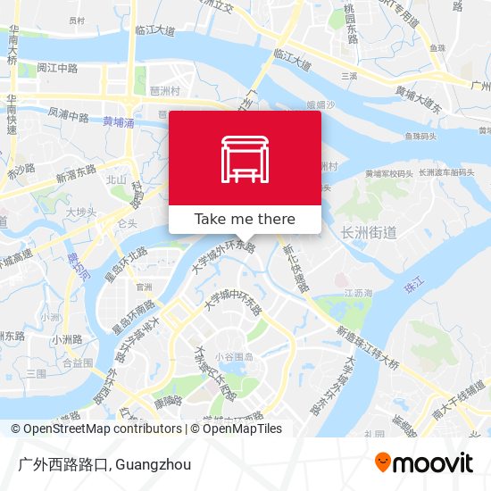 广外西路路口 map