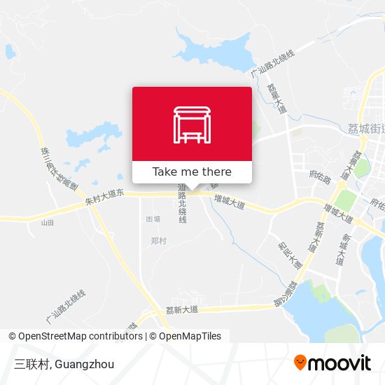 三联村 map