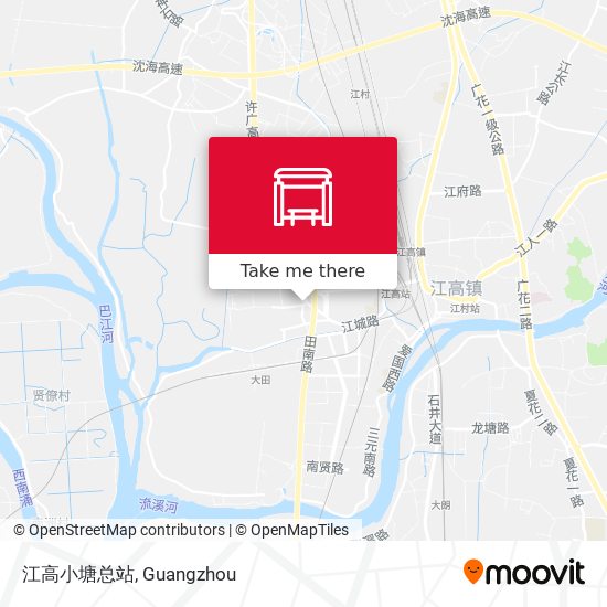 江高小塘总站 map