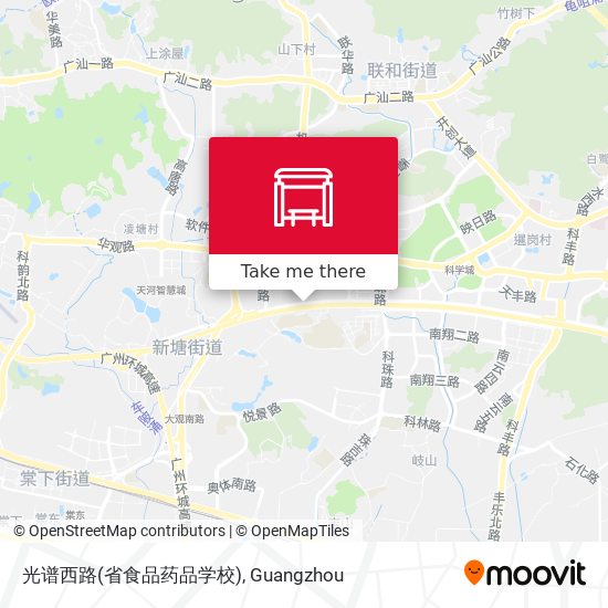 光谱西路(省食品药品学校) map