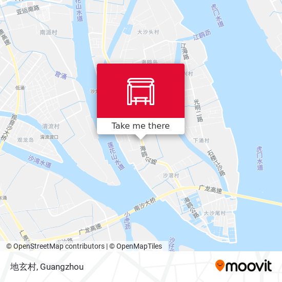 地玄村 map