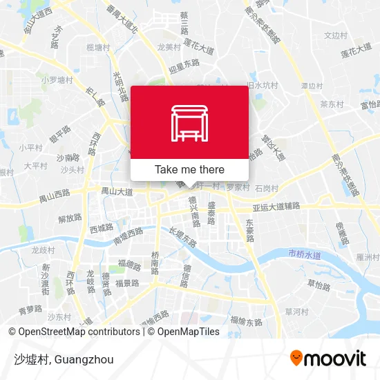 沙墟村 map