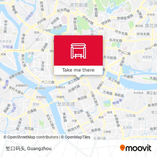 堑口码头 map
