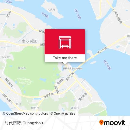 时代南湾 map