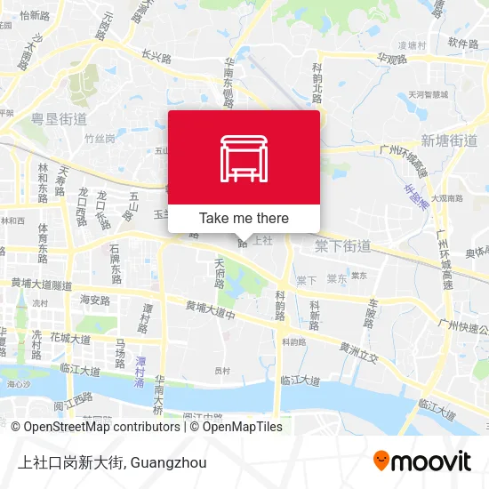 上社口岗新大街 map