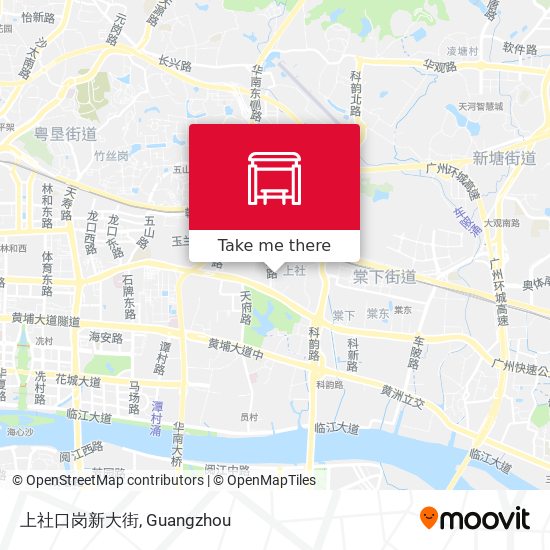 上社口岗新大街 map