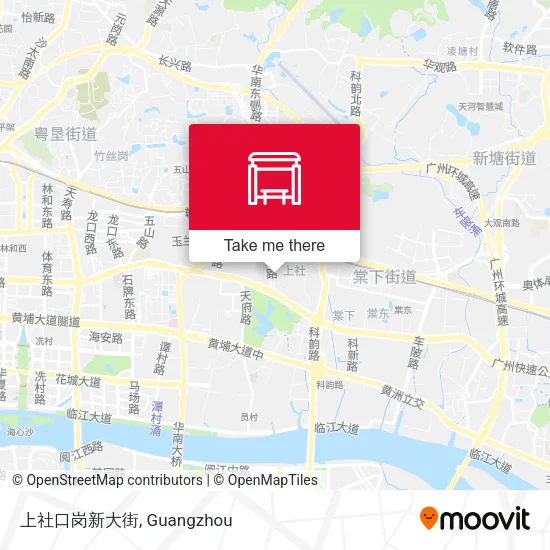 上社口岗新大街 map