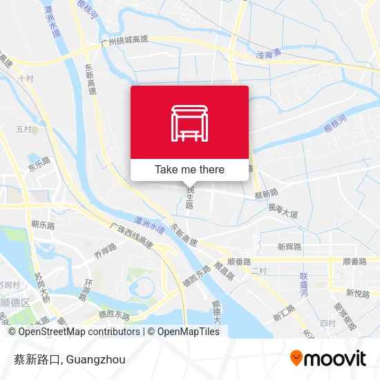 蔡新路口 map