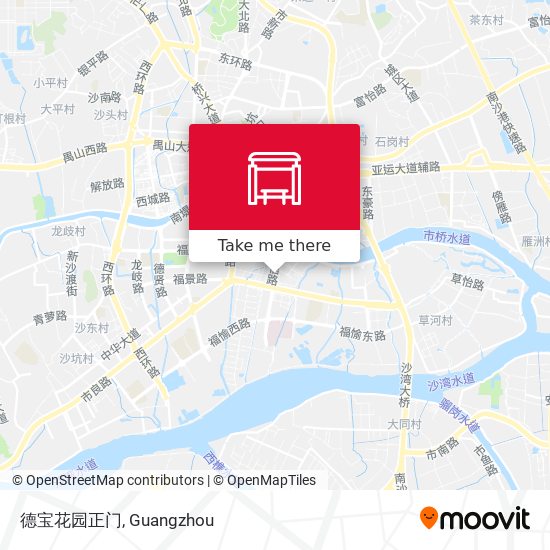 德宝花园正门 map