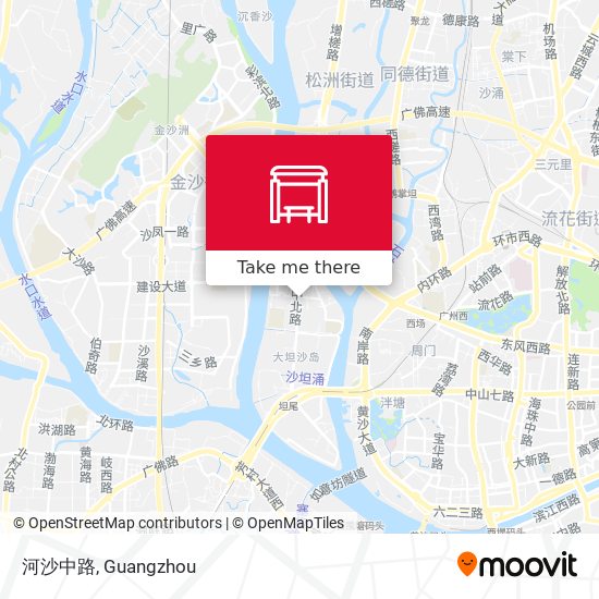 河沙中路 map