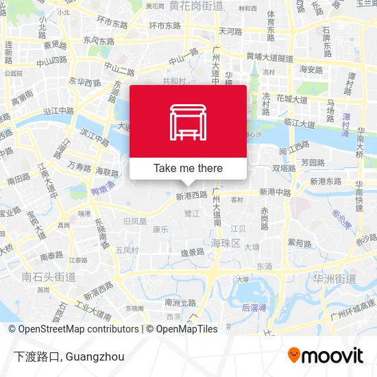 下渡路口 map