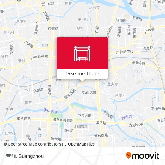 莺涌 map