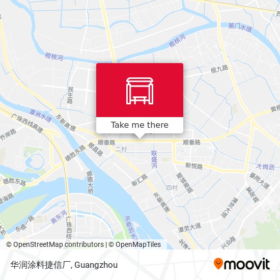 华润涂料捷信厂 map
