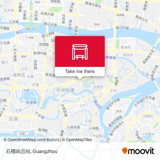 石榴岗总站 map
