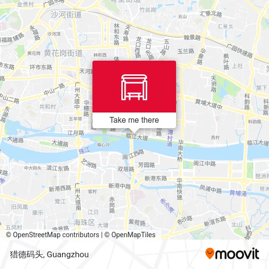 猎德码头 map