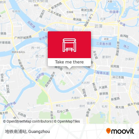 地铁南浦站 map